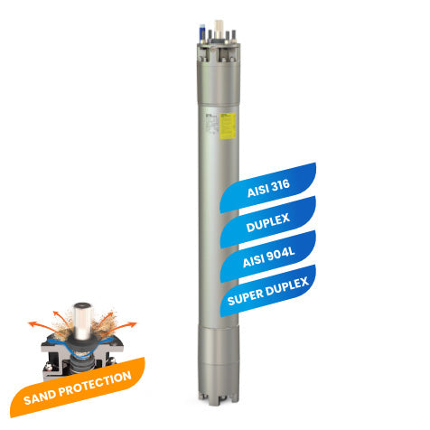 FB motori pompe sommerse 8'' Inox AISI 316