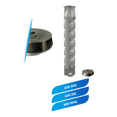 FB pompe sommerse 6'' Inox AISI 304