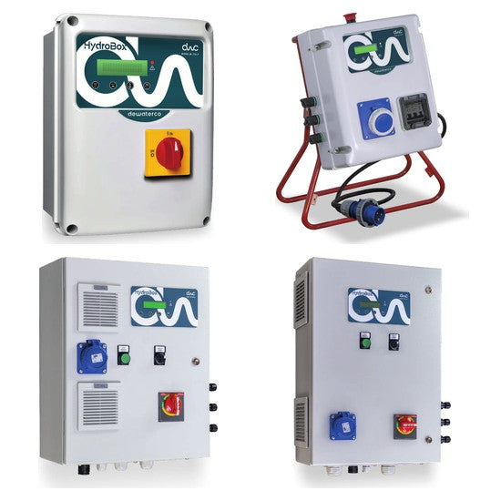 Dewaterco HydroBox quadri elettrici per pompe drenaggio