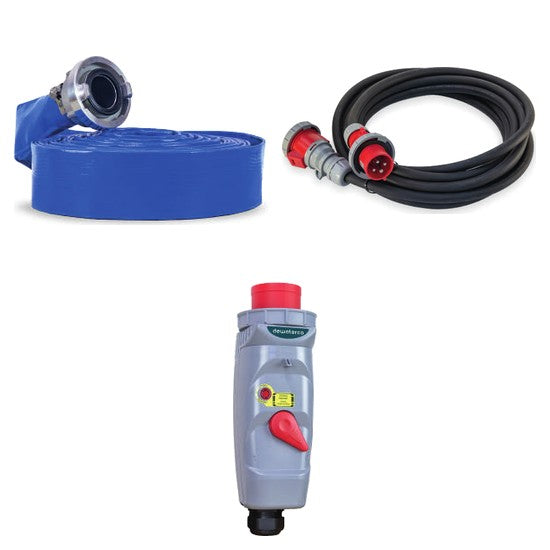 Dewaterco tubi layflat, prolunghe CEE e spine per pompe