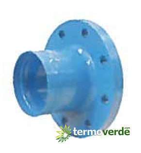 1 pz Adattatore Irritec M10 flangiato / scanalato 150 x 6'' x 150 mm