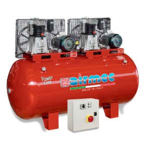 Airmec CFT 900-2x7,5 PL compressore tandem 900 l 7,5 HP