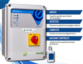 Elentek Pluvio PRO 1-Tri/11 Quadro elettrico 1 pompa