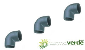 1 pz Gomito 90° PVC Irritec GO3 - Ø63 x 2" PN16