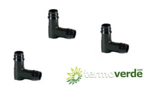 100 pz Gomito Irritec 835 ala gocciolante Ø16 x Ø16