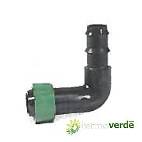 100 pz Gomito Irritec 889 manichetta  tubo poly Ø16 x Ø16