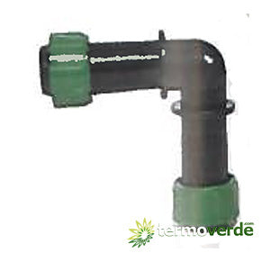 25 pz Gomito Irritec 898 manichetta  easy block Ø22 x Ø22