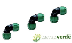 10 pz Gomito PE pop up  Irritec 222 Ø25 x Ø25 x ½" PN10
