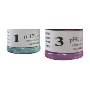 Injecta kit soluzioni tampone pH 4, pH 7 e Rx 465 mV da 50 cc