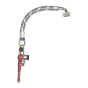Injecta Foam System tubo treccia inox con rubinetto
