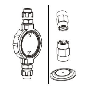 Injecta TM testata completa Ø165 PVDF - RTAM246KTC165
