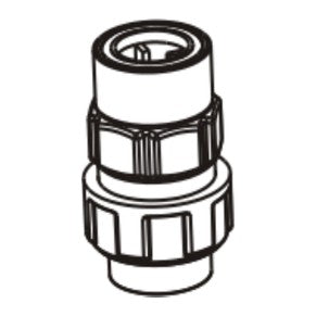 Injecta TP25 valvola mandata Ø76-89 PVC EPDM - RTAP25VM89PE