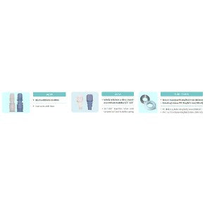Injecta Athena 2-3 kit installazione PVDF-C EPDM 11585