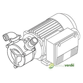 Liverani EP 20 T Bronzo M Pompa nautica 24V 22A