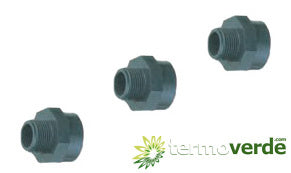 5 pz Maggioratore PVC Irritec MG2 M/F 1"¼ x 1"½ - PN 16