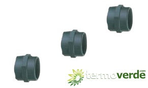 5 pz Manicotto PVC Irritec MA2 filetto 1" PN16