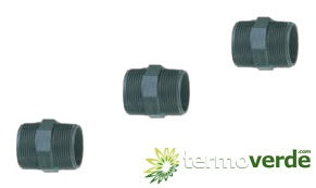 5 pz Nipple PVC Irritec NI2 Filetto 2" PN16