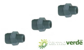 1 pz Nipple ridotto PVC Irritec NR2 Filetto 3" x 2"½ PN16