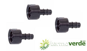 50 pz Raccordo Irritec 648 portagomma ghiera Ø25 x 1"