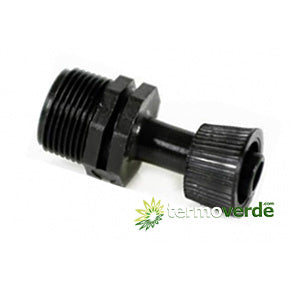 100 pz Raccordo Irritec 842 ala gocciolante filetto M Ø16 x ¾''