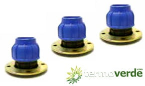 1 pz Raccordo PE flangia Irritec 920 Ø90 x 3" dn80 PN10