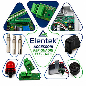 Spia rossa allarme Ø22 12V per Elentek Static Plus