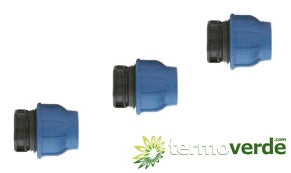 5 pz Tappo PE compressione Irritec 921 Ø50 PN16