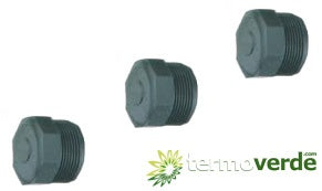 5 pz Tappo PVC Irritec TA2 filetto 1" PN16