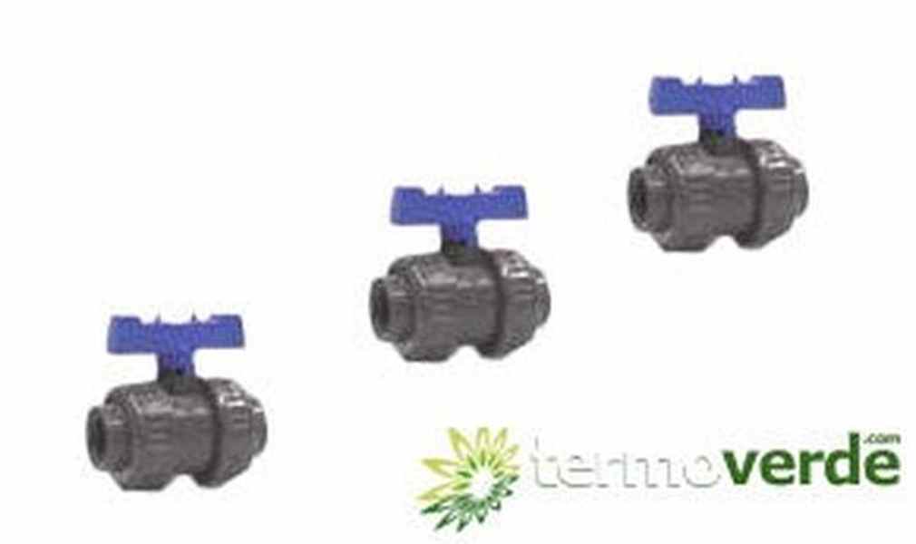 1 pz Valvola PVC Irritec 325 bighiera 1" F/F
